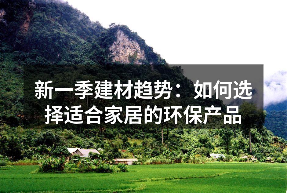 环保建材正在改变家居装修的未来
